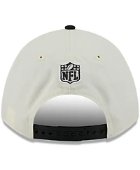 New Era Men's Cream/Black Cincinnati Bengals 2025 Nfl Draft 9FORTY A-Frame M-Crown Adjustable Hat