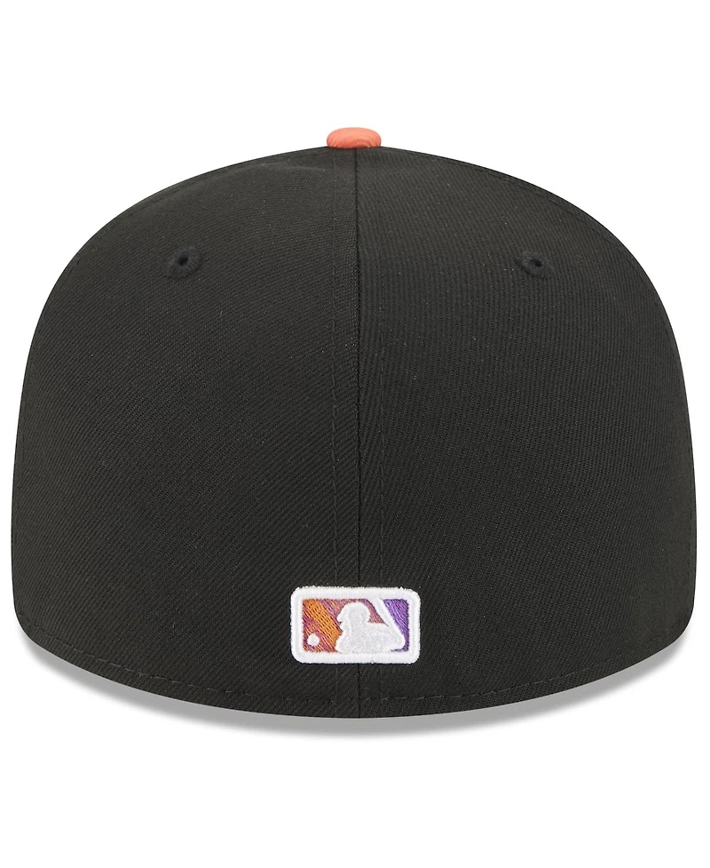 New Era Men's Black/Orange San Francisco Giants 2025 City Connect Low Profile 59FIFTY Fitted Hat