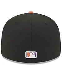 New Era Men's Black/Orange San Francisco Giants 2025 City Connect Low Profile 59FIFTY Fitted Hat