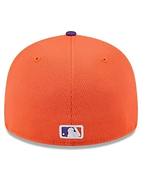 New Era Men's Orange/Purple San Francisco Giants 2025 City Connect Batting Practice Low Profile 59FIFTY Fitted Hat