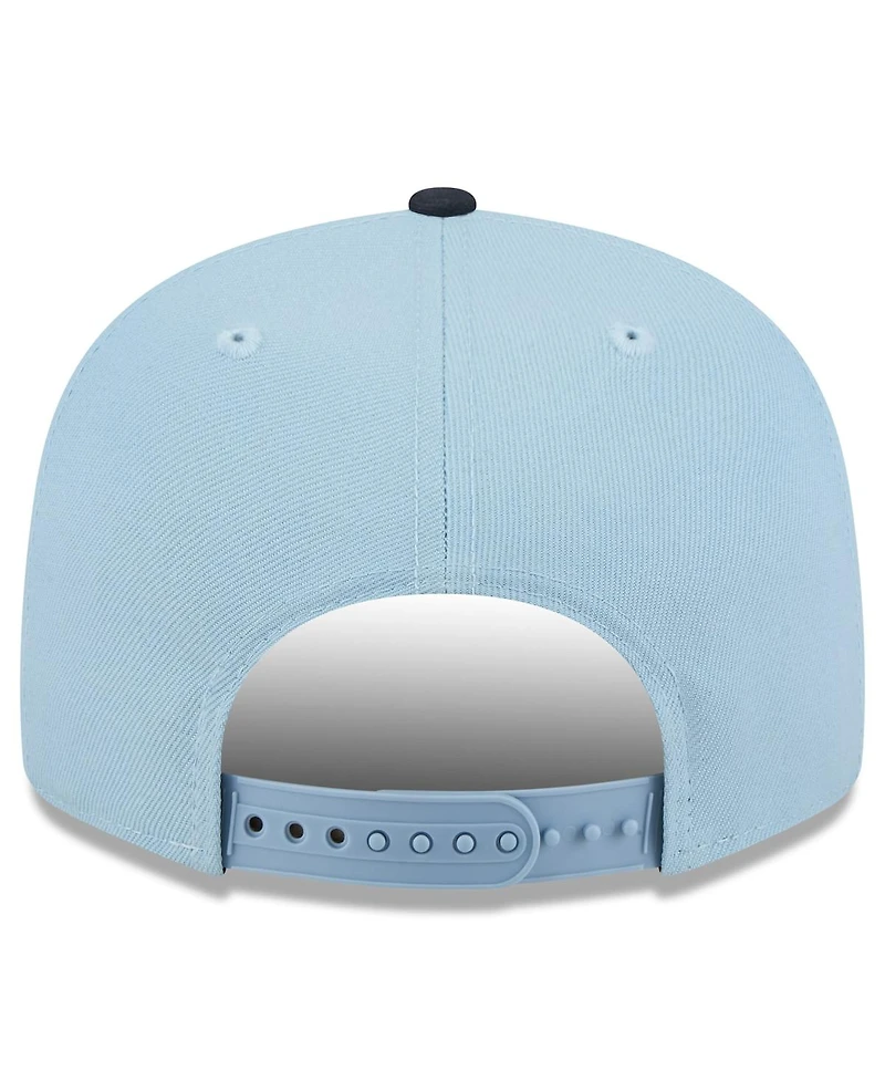 New Era Men's Light Blue/Navy Washington Nationals 2025 City Connect 9FIFTY Snapback Hat
