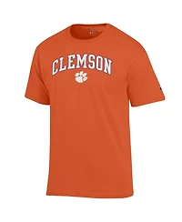 Champion Men's Orange Clemson Tigers Arch Over Logo T-Shirt