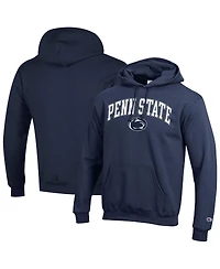Champion Men's Navy Penn State Nittany Lions Arched Logo Fleece Pullover Hoodie