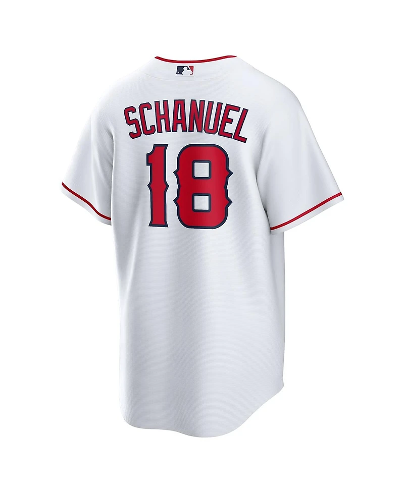 Nike Men's Nolan Schanuel White Los Angeles Angels Home Replica Jersey