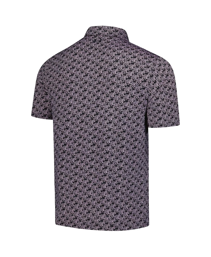 Under Armour Men's Black Truist Championship Playoff 3.0 Golden Eagle Polo Shirt