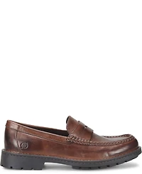 Born Men's Langley Leather Slip On Penny Loafers