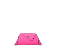 Susu Hot Pink Purse Leather Clutch Bag Crossbody Evening Purse Unique Women's Handbag