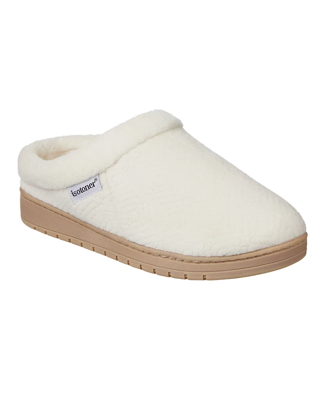 Isotoner Signature Women's Microterry Spa Slide Clog Slippers