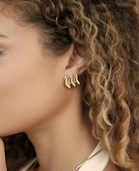 Ettika Metal Moderna Studs