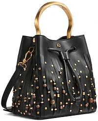 Donna Karan New York Lawrence Beaded Laser-cut Bucket Bag
