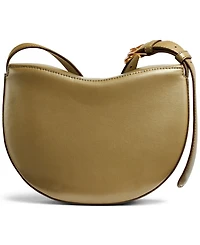 Donna Karan New York Valley Stream Leather Buckle Crossbody with Adjustable Strap