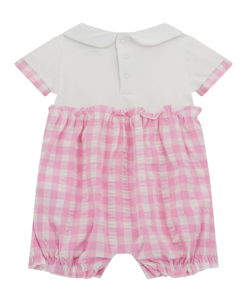 Guess Baby Girls Seersucker One Piece