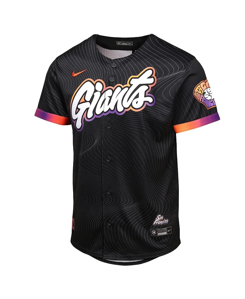 Nike Big Boys and Girls Anthracite San Francisco Giants 2025 City Connect Limited Jersey