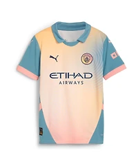 Puma Youth Kevin De Bruyne Blue Manchester City 2024/25 Fourth Replica Player Jersey