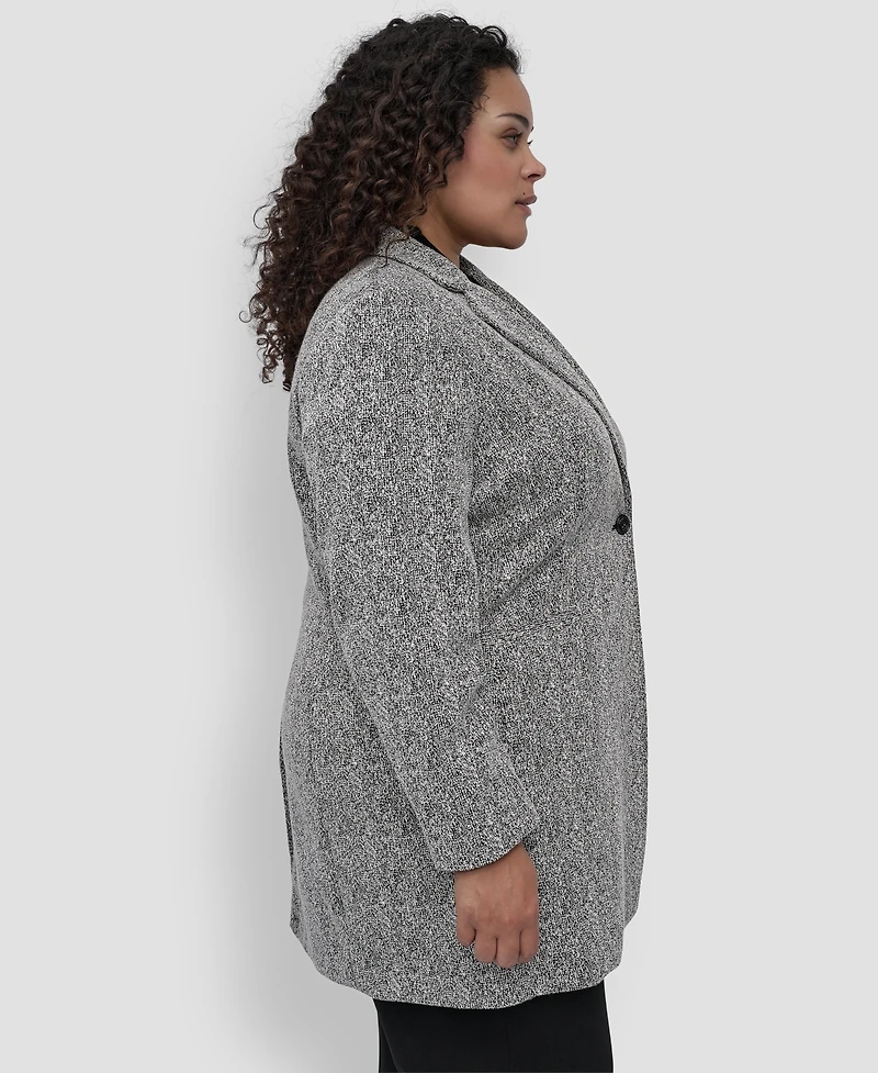 Dkny Plus Double D Topper Blazer