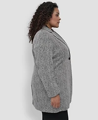Dkny Plus Double D Topper Blazer
