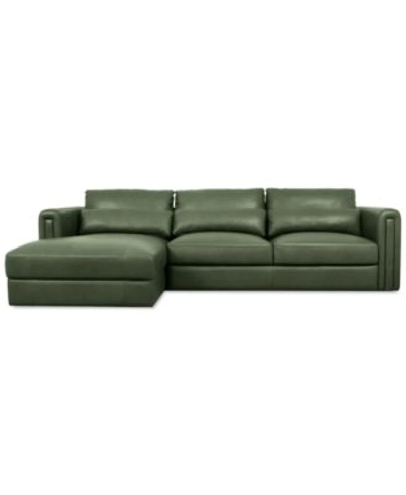 Touville Leather Sectional Collection Exclusively At Macys