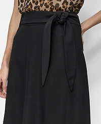 Dkny Women's Tie-Waist Midi Skirt