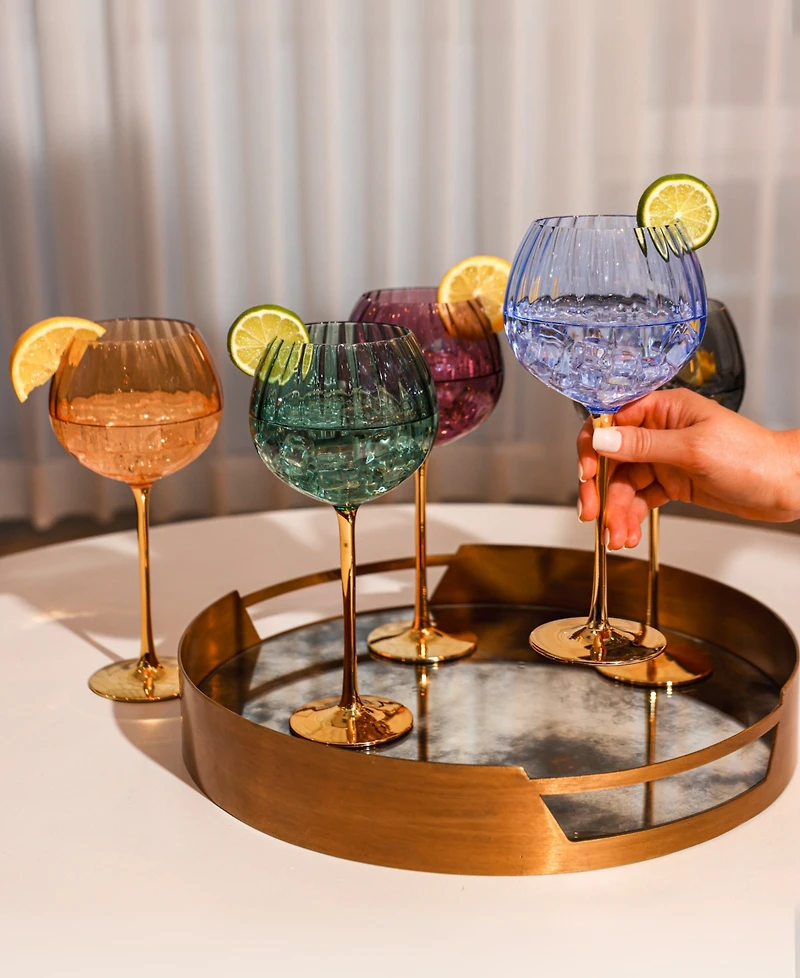 Qualia Glass Posh Ballon Glasses, Set of 2