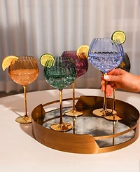 Qualia Glass Posh Ballon Glasses, Set of 2