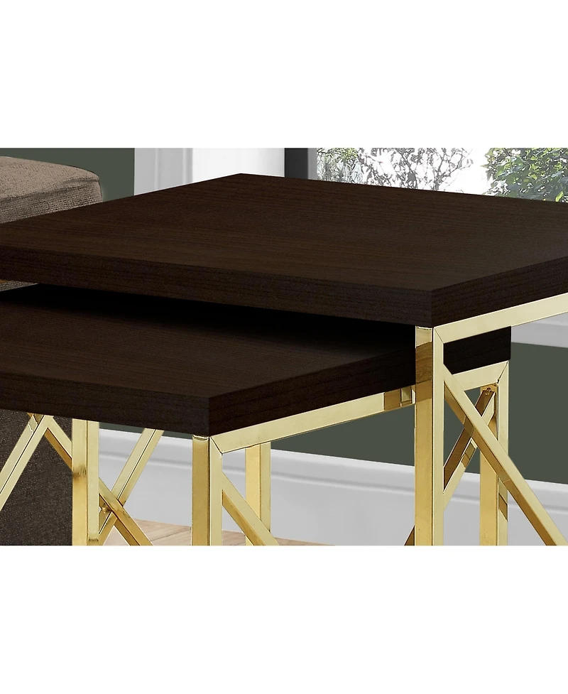 Nested Table Set of two Compact Storage and Stylish Display