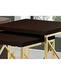 Nested Table Set of two Compact Storage and Stylish Display