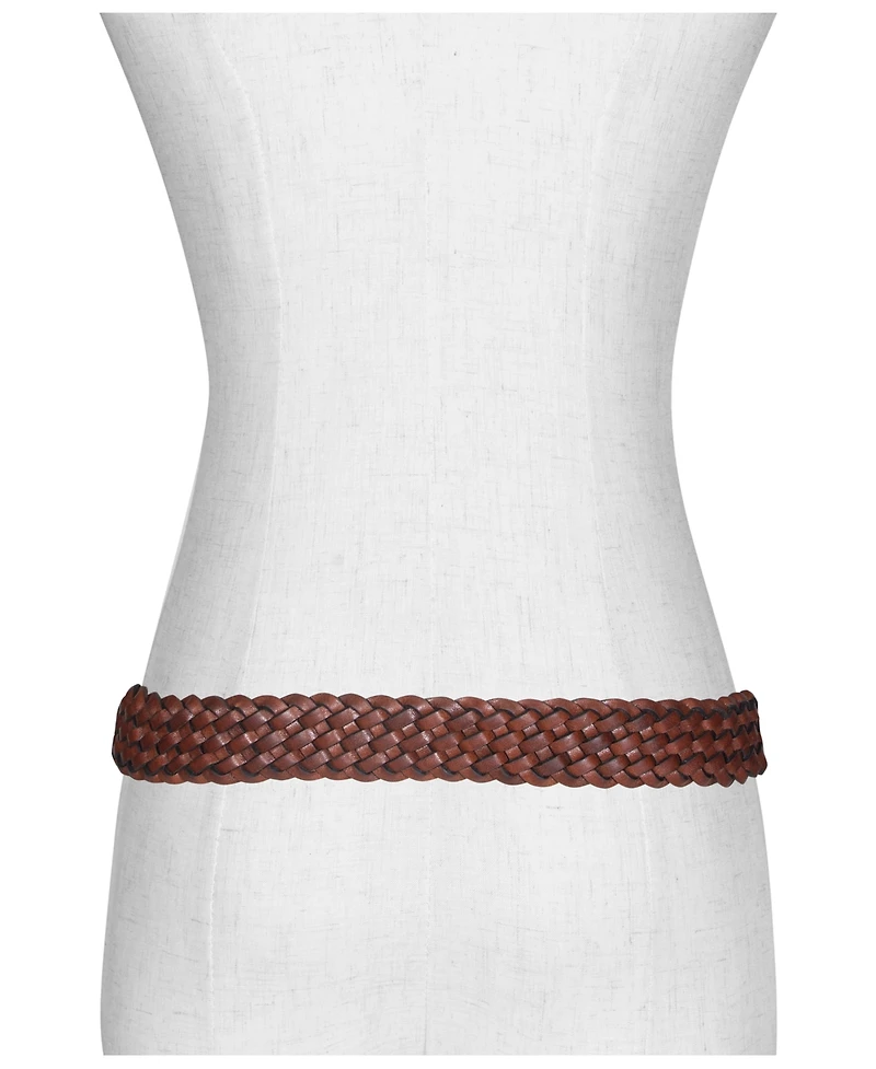 Michael Kors 32mm Braided Leather Belt