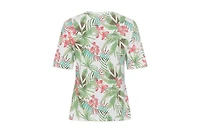 Olsen Women's Tropical Print T-Shirt