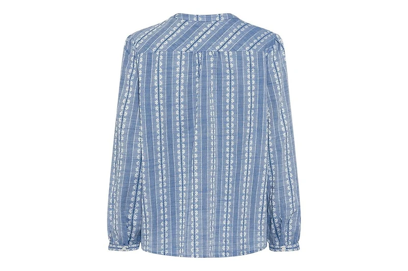Olsen Women's Prairie Floral Embroidered Tunic