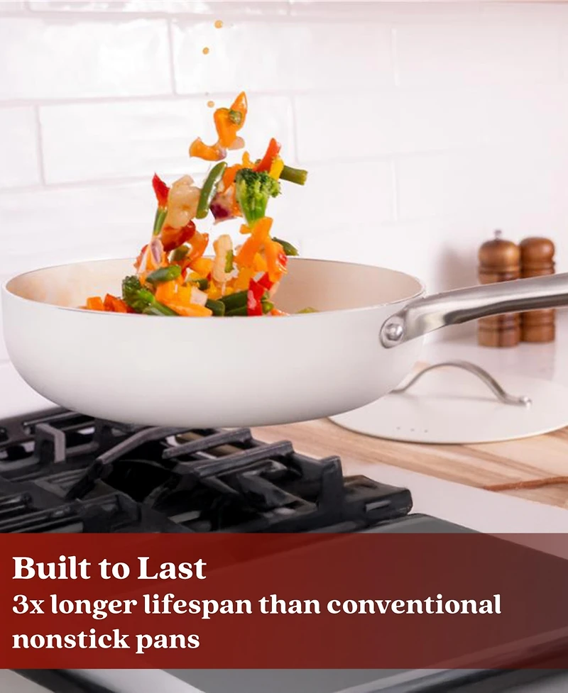 Alva Mobi 8-pc Ceramic Nonstick Cookware Set - Healthy Non-Toxic Pfas/Ptfe/Pfoa-Free