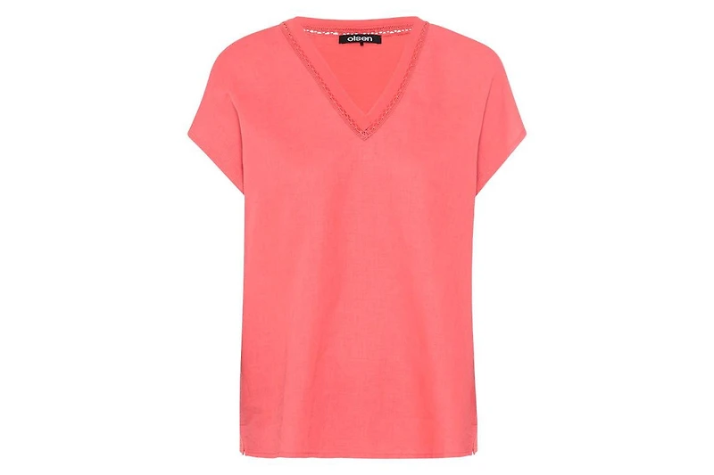 Olsen Women's Linen Mix T-Shirt