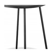 Contemporary Round Accent Table in Stainless Steel