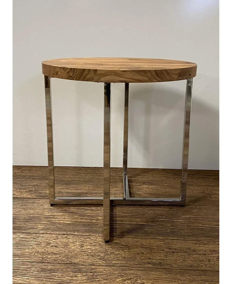 Rustic Modern End Table – Ideal for Living Rooms or Bedrooms
