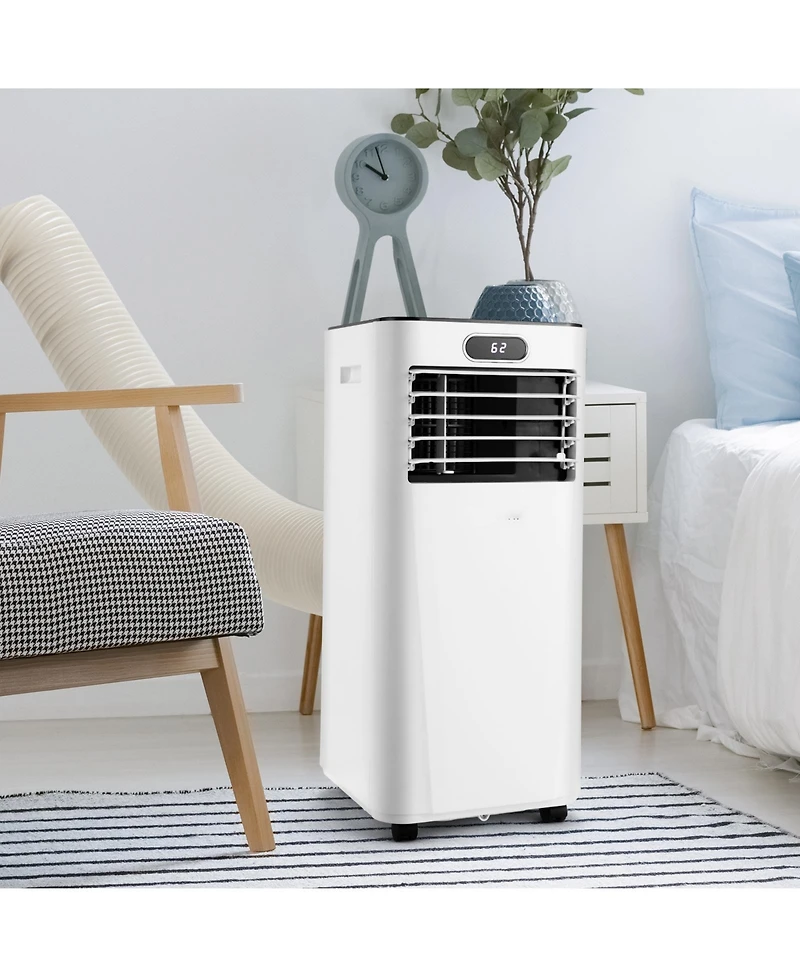8000 Btu 3-in-1 Portable Air Conditioner with Remote Control