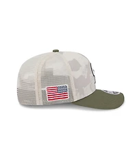 New Era Men's Light Beige/Olive Colorado Rockies 2025 Armed Forces Day 9SEVENTY Adjustable Hat