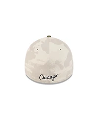 New Era Men's Light Beige/Olive Chicago White Sox 2025 Armed Forces Day 39THIRTY Flex Hat