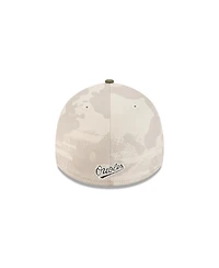 New Era Men's Light Beige/Olive Baltimore Orioles 2025 Armed Forces Day 39THIRTY Flex Hat