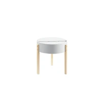 Elegant Manufactured and Solid Wood Round End Table for Your Living Space