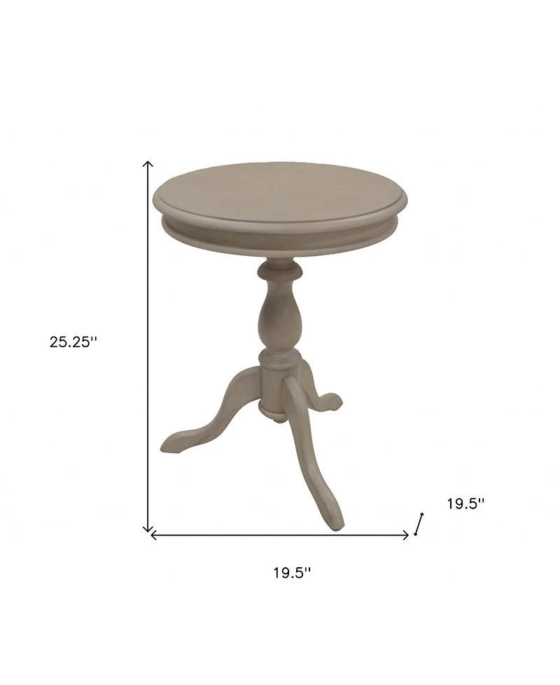 Manufactured Wood Round End Table – Functional and Stylish Accent Table for Living Room