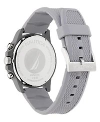 Nautica Men's Multifunction or Date Gray Polyurethane Watch, 43mm