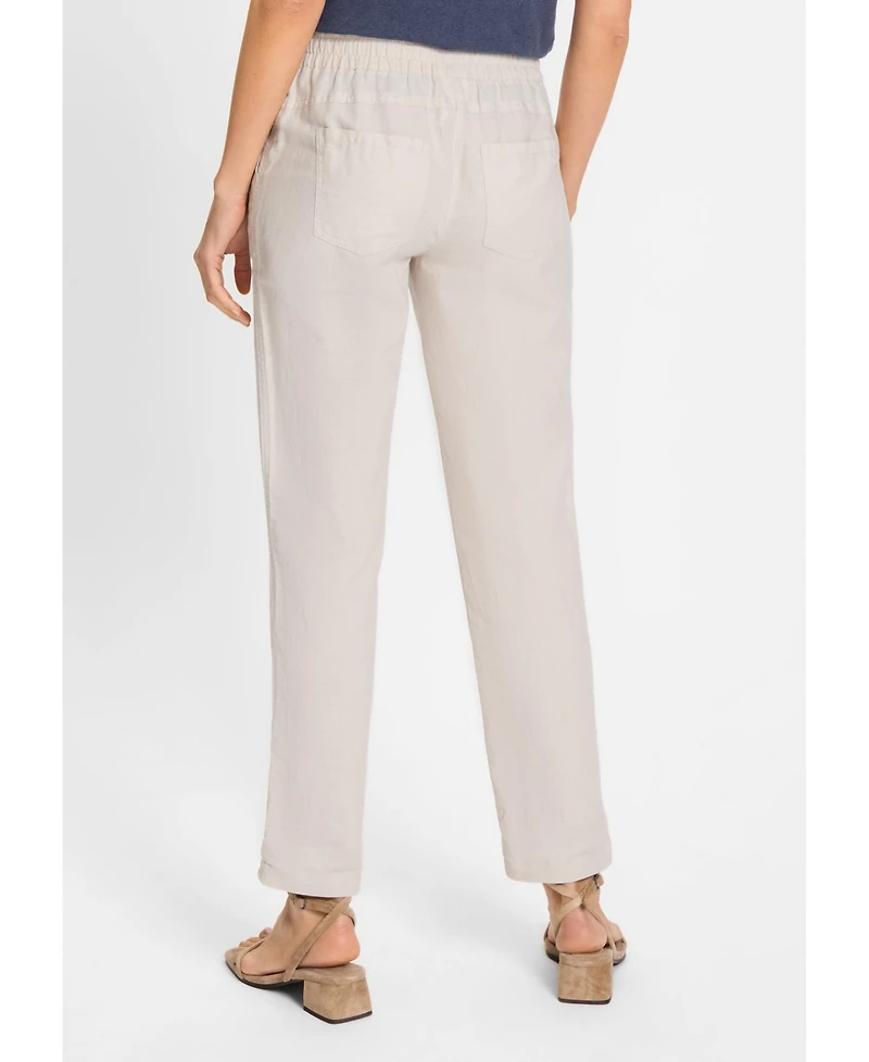 Olsen Women's Lisa Fit Straight Drawstring Pant