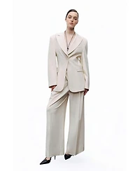Nocturne Women's Asymmetric Placket Detail Pants