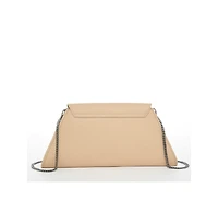 Susu Leather Clutch Bag Nude Clutch Purse Beige Evening Bag Tan Women's Handbag