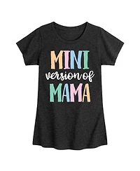 Hybrid Apparel Big Girls Mini Version Of Mama Graphic T-Shirt