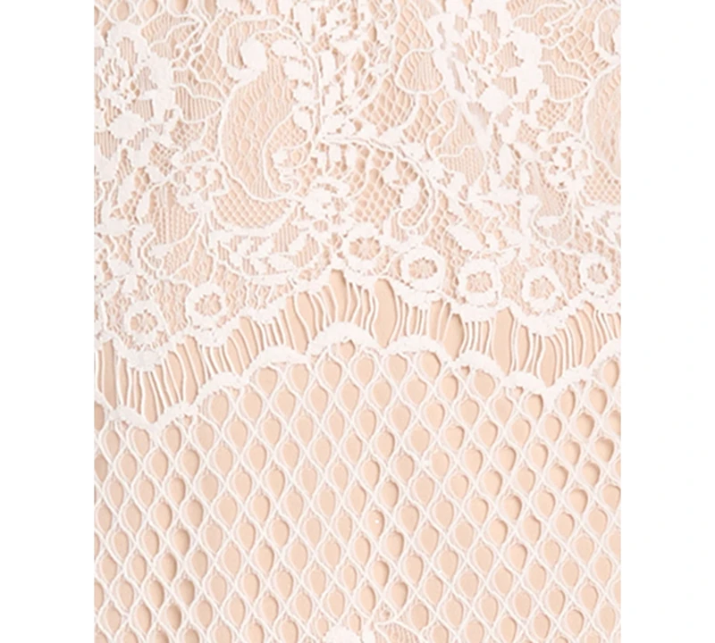 Morgan & Company Juniors' Tie-Back Lace Cocktail Dress