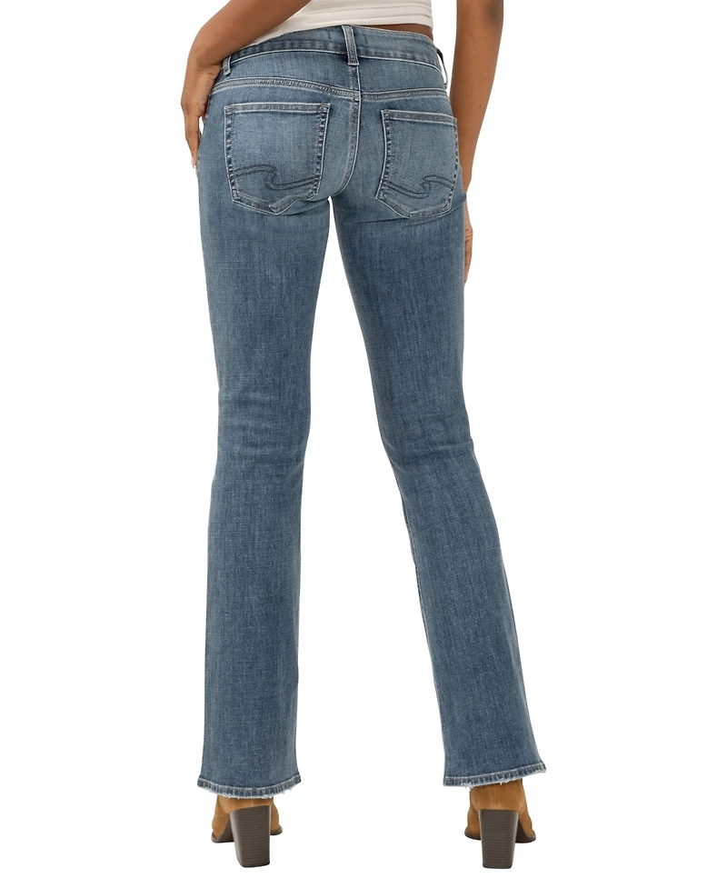 Silver Jeans Co. Women's Britt Low Rise Curvy Fit Bootcut
