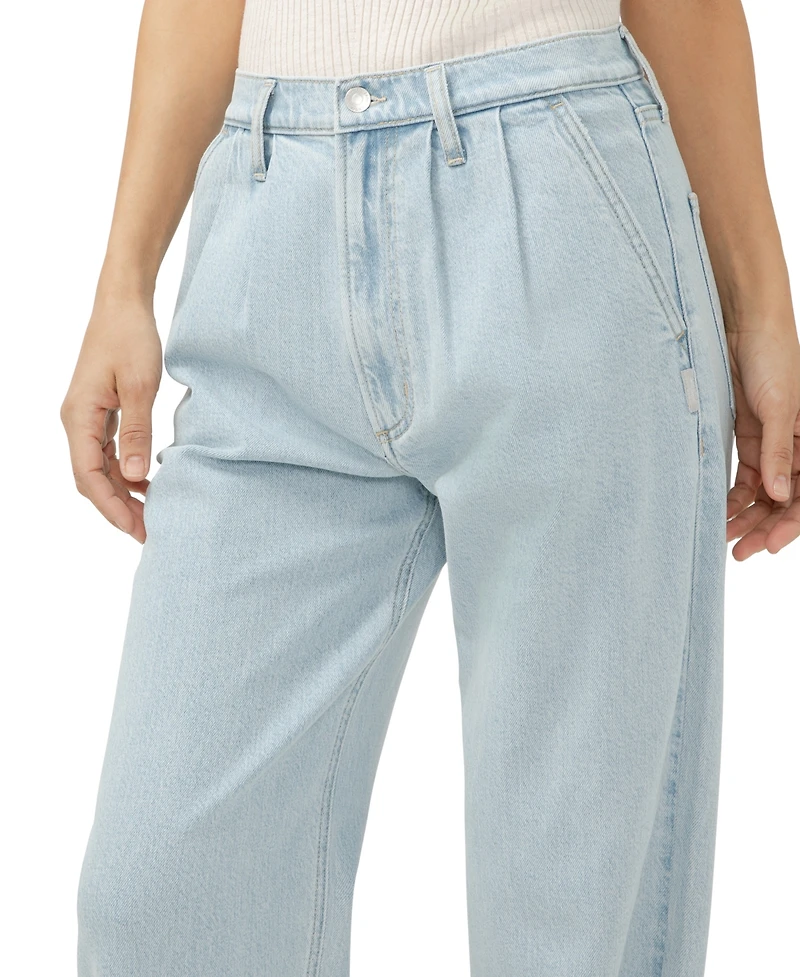 Silver Jeans Co. Women's High Rise Pleated Trouser