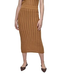 Dkny Jeans Women's Cable Pointelle-Stitch Skirt