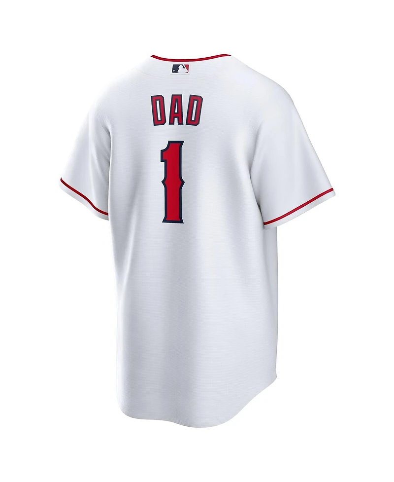 Nike Men's White Los Angeles Angels 1 Dad Home Replica Jersey
