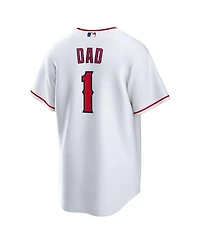 Nike Men's White Los Angeles Angels 1 Dad Home Replica Jersey